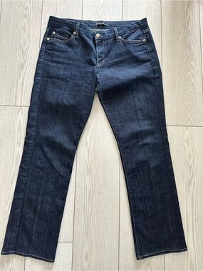 Fidelity Denim Straight Leg Jeans in Dark Indigo